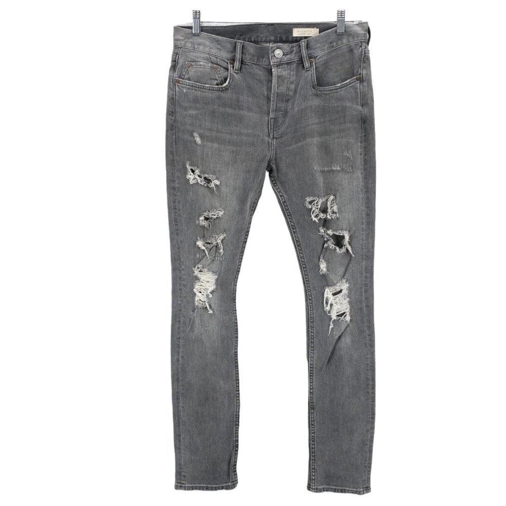 All Saints Gray Skinny Jeans